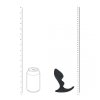 Double Ripple Silicone Prostate Massager - Black
